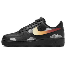 Кроссовки Air Force 1 для скейтбординга, унисекс, низкие, черный/белый Nike fz0627-010(team366-云朵棉花糖) | black/white
