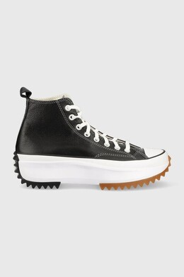 Кожаные кроссовки Run Star Hike на платформе Converse, черный ppyx-obu08c_99x | czarny