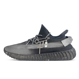 Кроссовки Adidas Yeezy Boost 350 V2 Lifestyle Shoes Unisex Low-top Black/white, черный/белый hq4540(team478-魅惑灰尾灯) | black/white