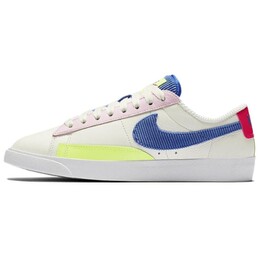 Кроссовки для скейтбординга Blazer женские с низким верхом, белые/синие/желтые Nike aq4140-101