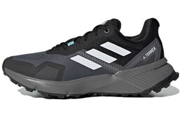 Кроссовки Lifestyle женские с низким верхом, черные/серые/белые Adidas fy9256