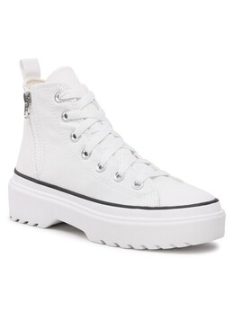 Кроссовки из ткани Converse, белый ctas lugged lift hi a03012c | weiß