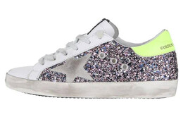 Кроссовки Golden Goose Super-Star Skateboarding Shoes Women's Low-top White Sequins, цвет White sequins g36ws590.v58 | white sequins
