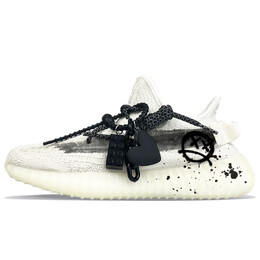 Кроссовки Yeezy Boost 350 V2 Lifestyle унисекс с низким верхом черного цвета Adidas hq6316(team373-夜幕) | white