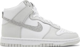 Nike Кроссовки Wmns Dunk High 'Silver Glitter Swoosh', серый fj4578 100 | grey