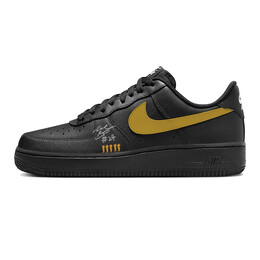Кроссовки Air Force 1 для скейтбординга, унисекс, низкие, черный Nike fz0627-010(team10-黑金) | black