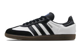 Кроссовки для скейтбординга SAMBA OG, унисекс, низкие, черный/белый Adidas b75807(team430-男女款熊猫) | black/white