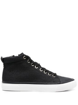 Calvin Klein высокие кеды, черный hw0hw01045 | черный
