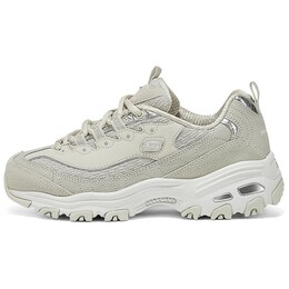 Кроссовки Skechers DLITES Chunky Sneakers Women's Low-top Gray/Silver, серый 150249-lgsl | gray/silver