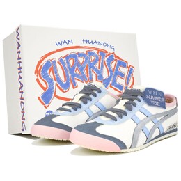 Кроссовки Onitsuka Tiger MEXICO 66 Lifestyle Shoes Unisex Low-top Blue/pink/silver, цвет Off White 1183a360-205(team113-夏天s-box) | off white