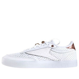 Кроссовки club c 85 fvs mp 'white rose gold' Reebok, белый dv5197 | white/rose gold