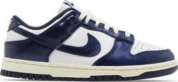 Nike Кроссовки Wmns Dunk Low Premium 'Vintage Navy', синий fn7197 100 | blue