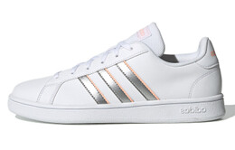 GRAND COURT Скейтбординг Кроссовки женские низкие Белый/серебристый/пудровый Adidas Neo eg5949