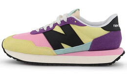 Кроссовки женские New Balance 237, желтый / фиолетовый / розовый ws237pw1 | yellow purple powder