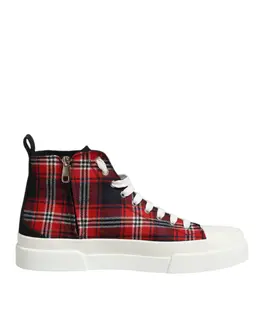 Dolce & Gabbana Multicolor DG Logo Men High Top Sneakers Shoes - EU 42 | US 9 mv7965-42
