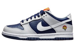 Кроссовки Nike Dunk Low, белый/темно-синий fn6968-025