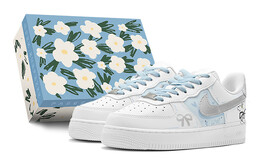 Женские кроссовки для скейтбординга Nike Air Force 1, Sky Blue dh2920-111(teams2-卷毛小狗女s-box) | sky blue
