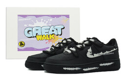 Кроссовки Nike Air Force 1 Skateboard Shoes Unisex Low-Top Black White cw2288-001(team322-男女同款人生如戏) | black