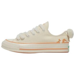 1970-е годы Кеды унисекс с низким верхом бежевого цвета Converse a11614c | beige