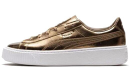 Кроссовки Puma Basket Platform Luxe 'Gold' Women's 366687-02
