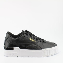 Кожаные женские кроссовки Cali sport на шнуровке 373871 02 Puma, черный 3844879 | schwarz