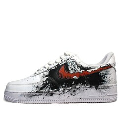 Кроссовки Nike Air Force 1 Skateboarding Shoes Women's Low-top White/Black/Red, белый dd8959-100(team240-墨烟三色倾人兔） | white