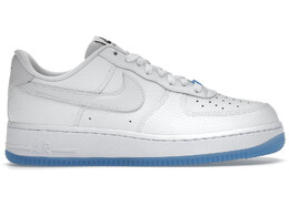 Кроссовки женские Nike Air Force 1 Low UV Reactive Swoosh da8301-101 | white/white-white-university blue