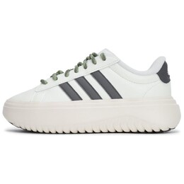 Кроссовки Adidas GRAND COURT Lifestyle Shoes Women's Low-top Milky White-black, черный ih2427 | milky white-black
