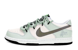 Кроссовки Nike Dunk Skateboarding Shoes Women's Low-top Beige, светло-зеленый fb9109-107（team212-繁花绿) | light green