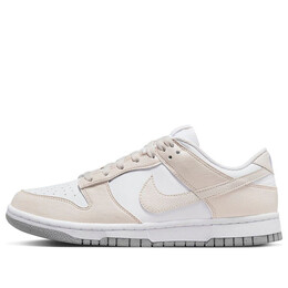 Кроссовки dunk low next nature 'light orewood brown' Nike, белый dn1431-100 | white/pink