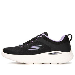 Кроссовки go run lite 'black purple' Skechers, белый 129423-bkpr | white/black/purple