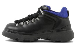Кроссовки Burberry Leather Trek Boot, черный 80745641 | black