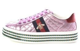 ACE Скейтбординг Кроссовки женские низкие розовые Gucci 550050 0v630 5868