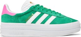 Adidas Кроссовки Wmns Gazelle Bold 'Green Lucid Pink', зеленый ig3136 | green