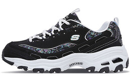 Кроссовки Skechers D'Lites Low-Top Sneakers Black/White Women's 11916-bkw