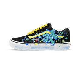 Кроссовки Vans Old Skool Skateboarding Shoes Unisex Low-top Blue/Green/Yellow/Red, бирюзовый vn000d3hy28(team306-发财男女同款) | turquoise