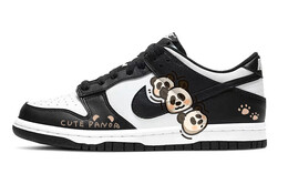 Женские кроссовки для скейтбординга Nike Dunk, Black cw1590-100(team10-咖啡熊猫) | black