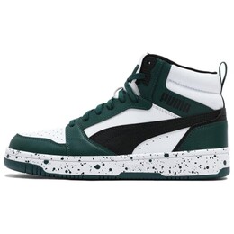 Кроссовки Puma Rebound V6 Skateboarding Shoes Unisex Mid-top White/Green, зеленый 400849-01 | white/green