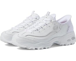 Кроссовки Skechers D'Lites New Scene Hands Free Slip - Ins, белый 9946294 | white silver