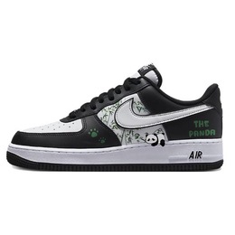 Кроссовки Nike Air Force 1 Skateboarding Shoes Unisex Low-top White/black, черный/белый dv0788-001(team10-爬熊猫) | black/white