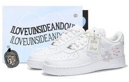 Кроссовки Nike Air Force 1 Skateboarding Shoes Women's Low-top White/pink/gray, белый dd8959-100(team62-wb粉色告白女款) | white