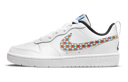Кроссовки Nike Court Borough Low 2 SE 'Happy Hoops' GS dm8096-100