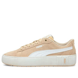 Кроссовки smash platform v2 suede 'khaki white' Puma, хаки 373037-06 | khaki/white