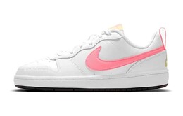 Кроссовки Nike Court Borough Low 2 White Light Citron GS bq5448-108