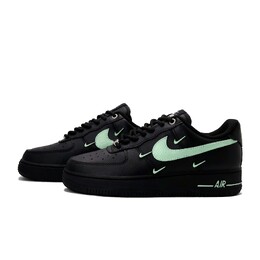 Кроссовки Nike Air Force 1 Skateboarding Shoes Women's Low-top Black/green, черный/зеленый hq1180-001（team390-琥珀青莲） | black/ green