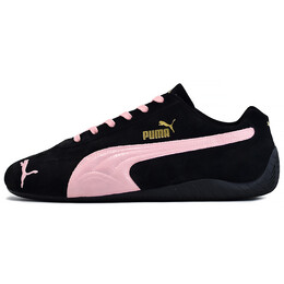Кроссовки Puma Speedcat Lifestyle Shoes Unisex Low-top Black/powder, черный 398846-01(team96-男女款粉红皮豹) | black