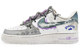 Кроссовки Air Force 1 для скейтбординга унисекс с низким верхом серый/белый/серо-голубой/фиолетовый/синий/черный Nike cw2288-111(team131-第九大街2.0) | gray