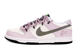 Кроссовки Nike Dunk Skateboard Shoes Women's Low-Top Pink fb9109-107（team212-繁花粉hssbox) | pink