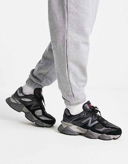 Кроссовки New Balance 9060 черного и темно-серого цветов 121833989 | black/grey