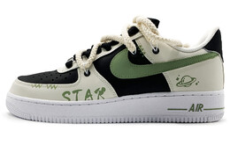 Кроссовки Air Force 1 для скейтборда, унисекс, низкие, зеленый Nike cw2288-111（team369-快乐星球) | green